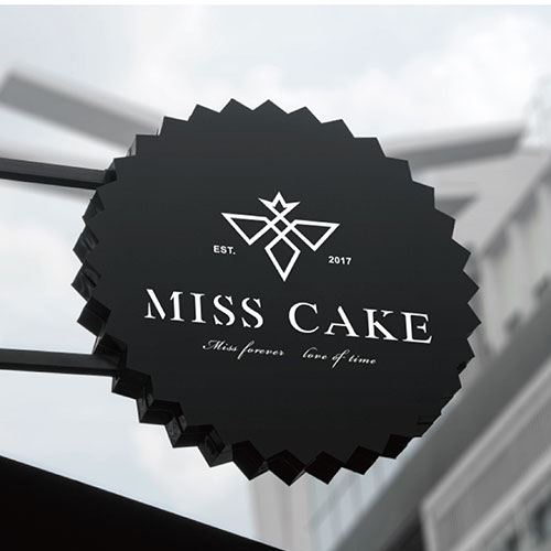 宁夏甜品品牌LOGO设计-宁夏MISS CAKE 品牌设计