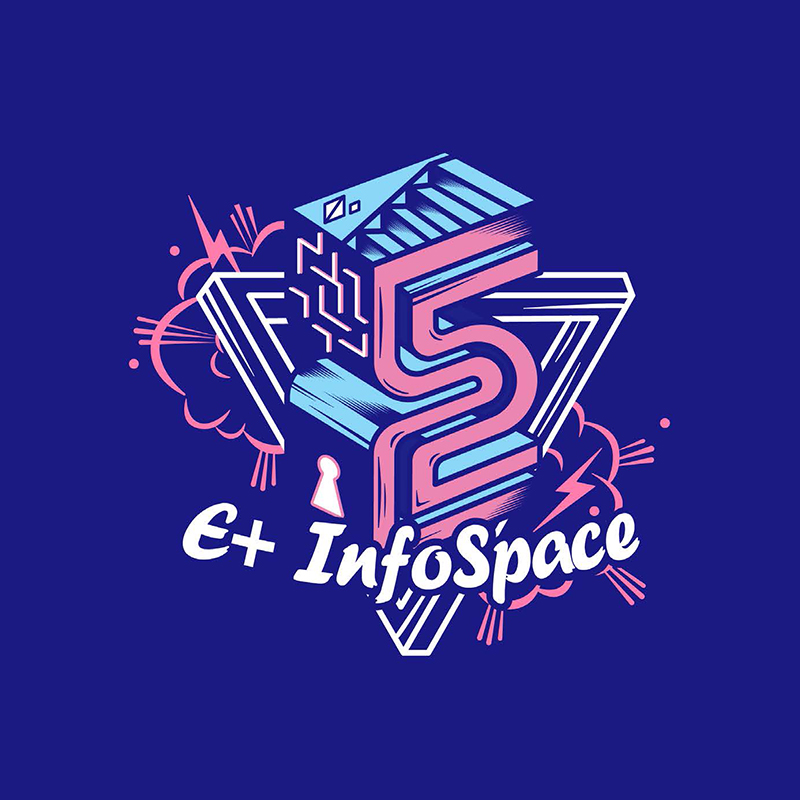 杭州密室逃脱品牌LOGO设计-E+INFOSPACE密室逃脱品牌LOGO设计